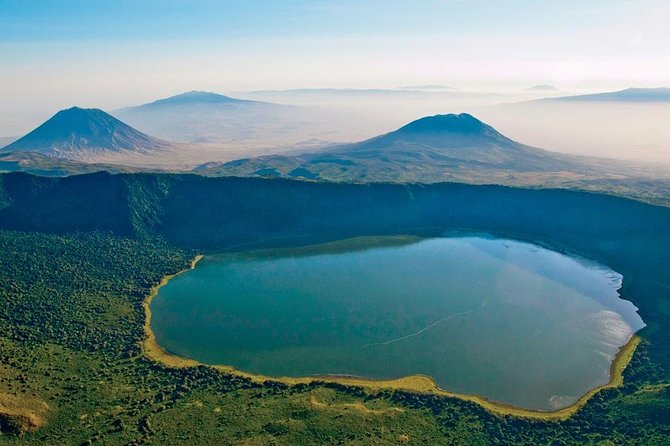 The great Ngorongoro Crater in the Serengeti Plains